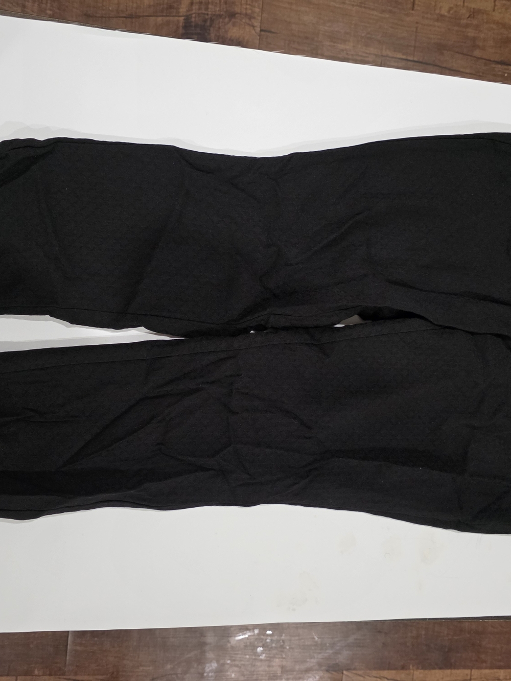 Anne Klein Women’s Black Velvet Pull-On Dress Pants Lined Stretch Straight Leg